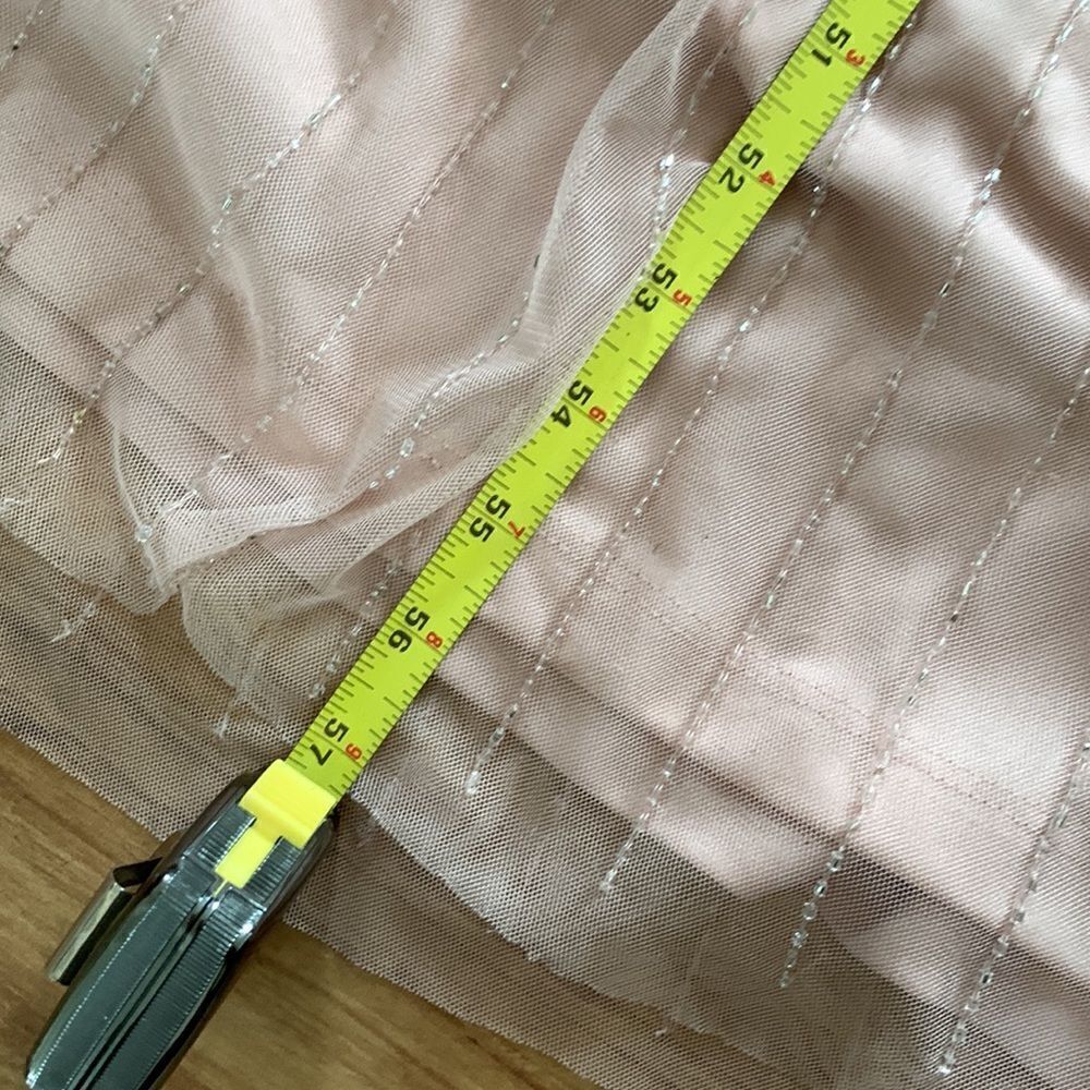 Andrianne papell long dress size 8 pink sequence - Picture 8 of 8
